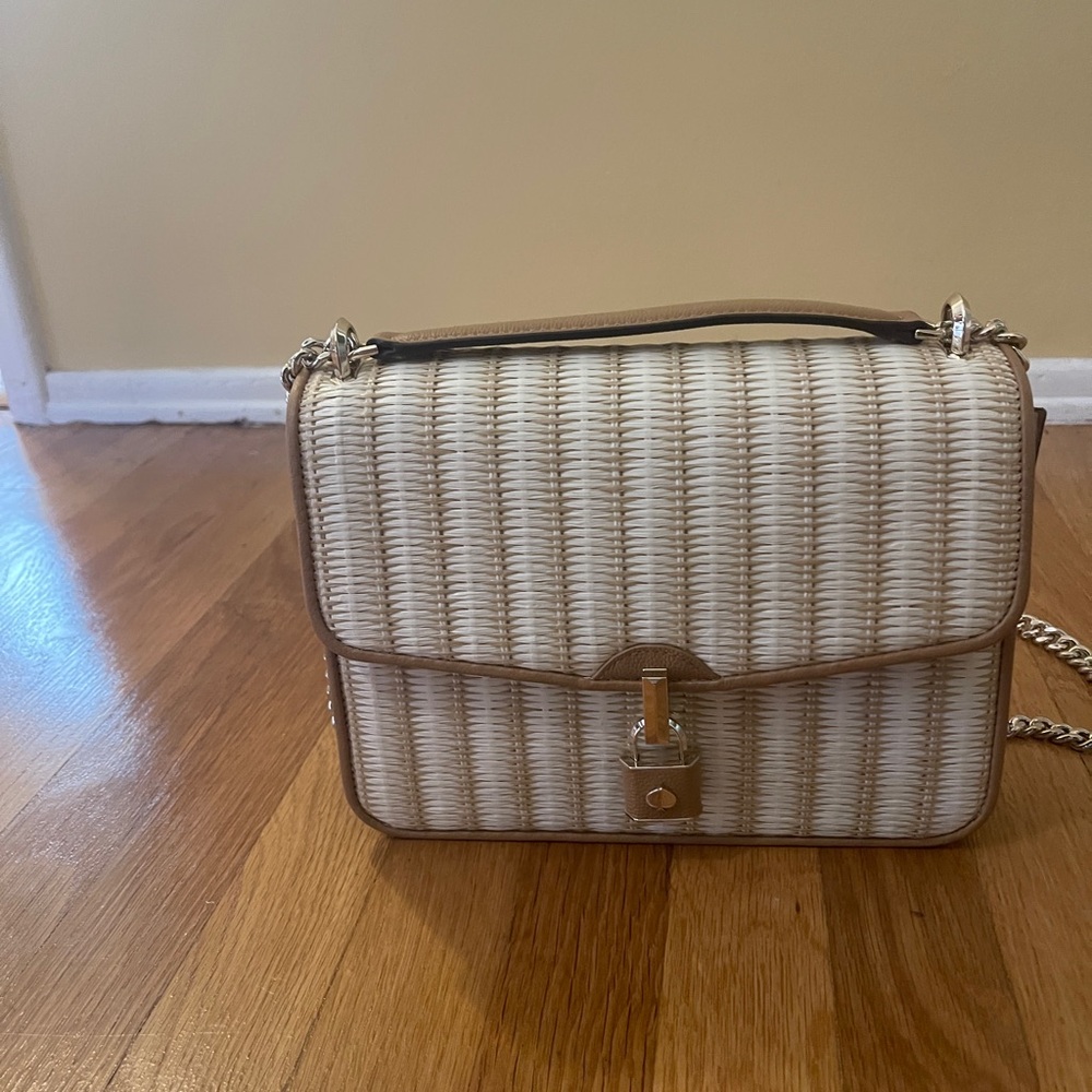 Kate Spade woven locket handbag